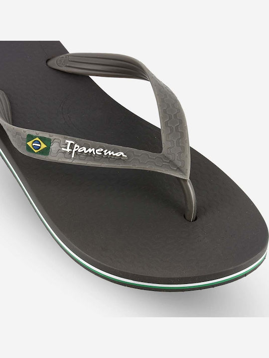Classic Brazil II Men's Flip Flops Gray