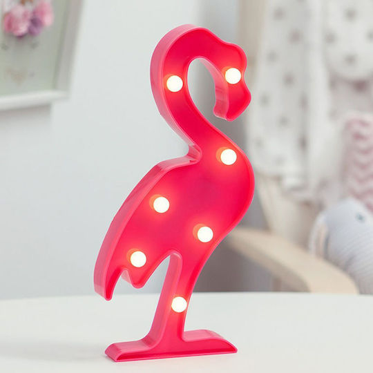 Kiokids Παιδικό Φωτιστικό Τοίχου Led Πλαστικό Φλαμίνγκο