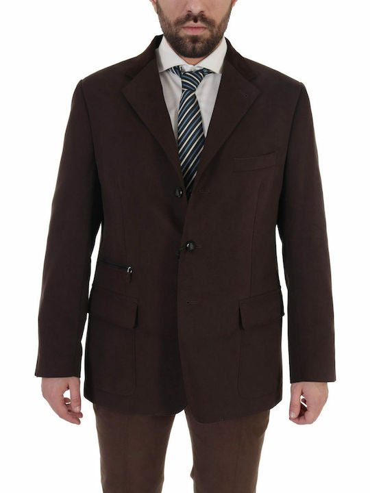 CORNELIANI TRICUMBO JACKET DETACHABLE BROWN JACKET