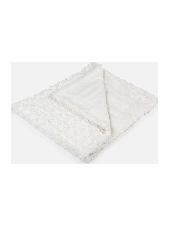 Mayoral Κουβέρτα Αγκαλιάς & Λίκνου Fleece Μπεζ 80x100εκ.