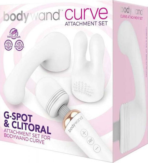 Bodywand G-Sport & Clitoral Σετ με Κεφαλές για Δονητή Λευκές