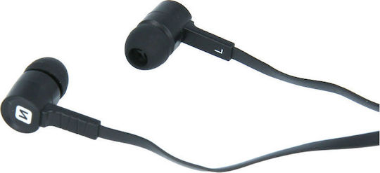 Swissten Rainbow YS-D2 In-ear Handsfree με Βύσμα 3.5mm Μαύρο
