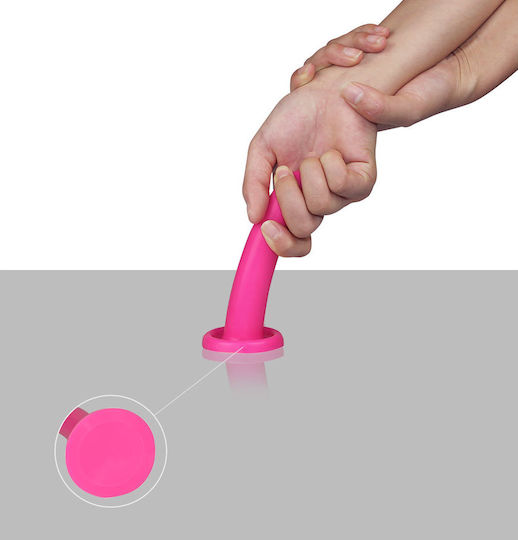 Lovetoy Holy Dong Дилдо със смукателна чашка Розов 11см