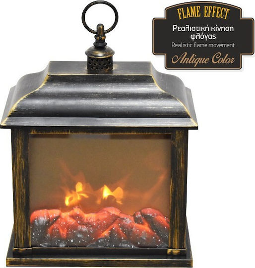Spot Light Dekorative Lampe Kamin Schwarz
