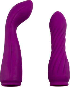 Adrien Lastic 2X Double Vibrator Double Vibrator with Remote Control 58.5cm Purple