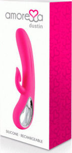 Amoressa Dustin Vibrator Rabbit 20.5cm Pink