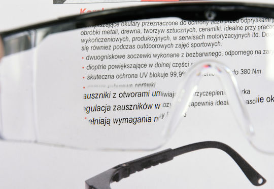 Yato Защитни очила за работа с прозрачни лещи