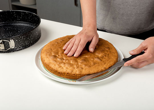 Nava Marble Aluminum Cake Baking Pan with Removable Bottom Nature Black 28x28x7cm
