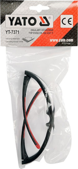 Yato Safety Glasses for Protection with Transparent Lenses 1pcs