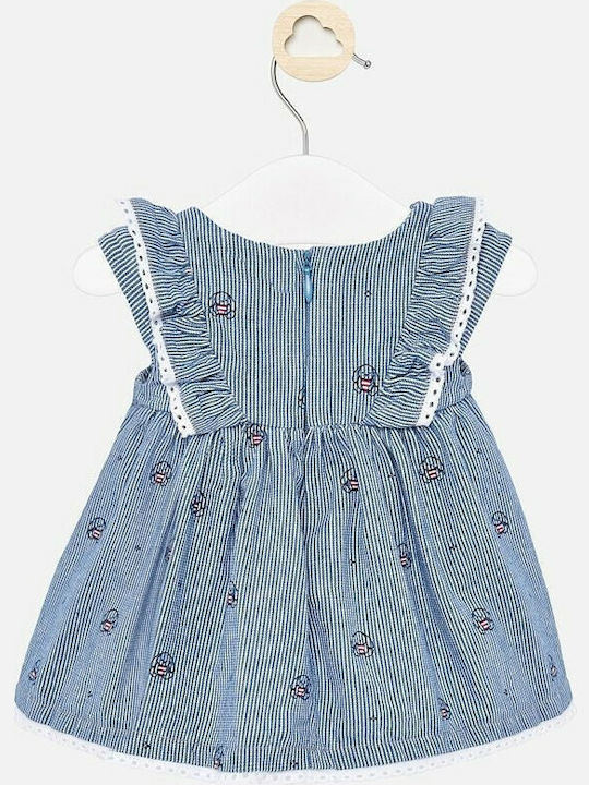 Mayoral Kids Dress Sleeveless Blue