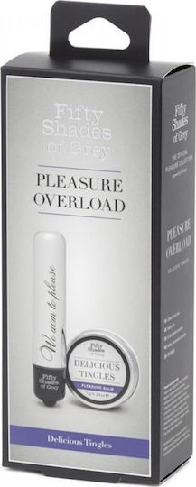Fifty Shades of Grey Pleasure Overload Delicious Tingles Mini Δονητής Bullet Silver
