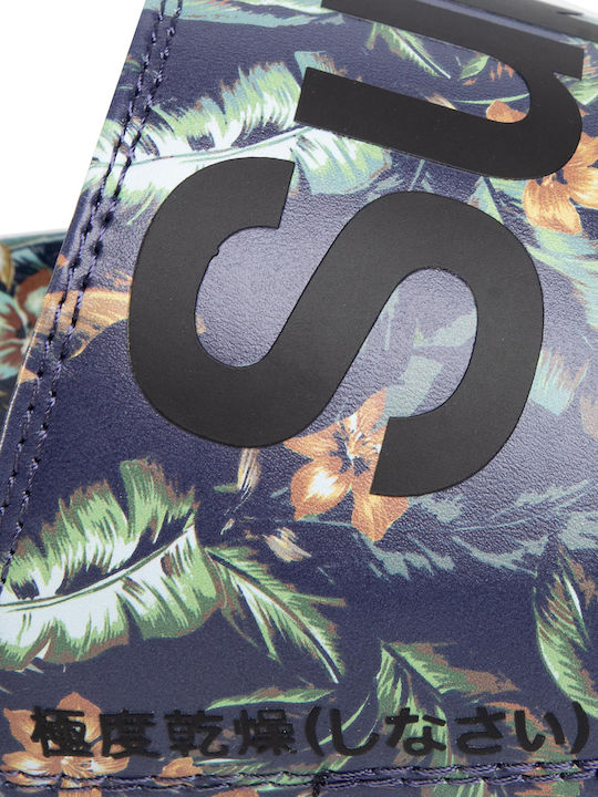 Printed Herren-Sandalen Indo Leaf