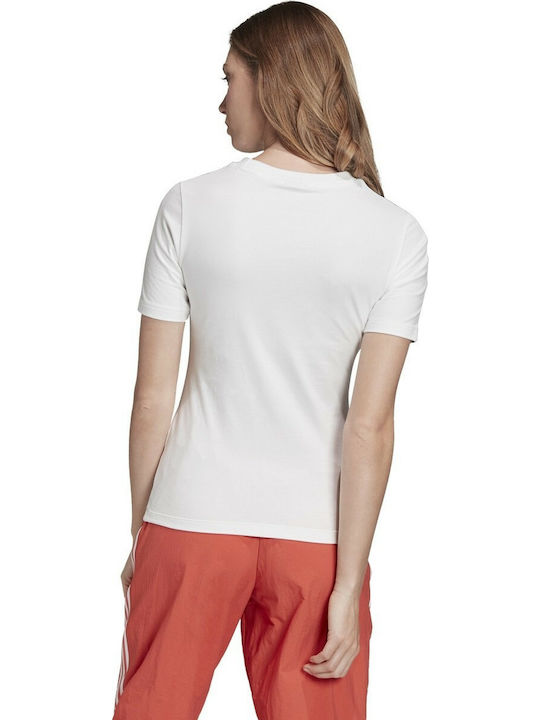 Adidas Tight Γυναικείο Αθλητικό T-shirt Λευκό