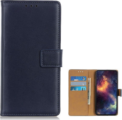 Synthetic Leather Wallet Blue (Galaxy A51)