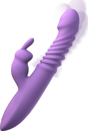 Pipedream Fantasy For Her - Her Thrusting Silicone Rabbit Вибратор Заек 24см Лилаво