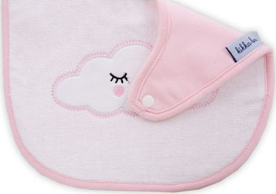 Kikka Boo Sleepy Cloud Lätzchen Stoff mit Taste Rosa 2Stück