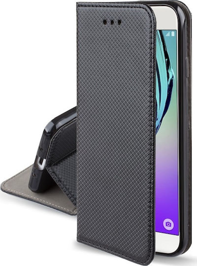Forever Smart Magnet Book Synthetic Leather Black (Galaxy J5 2017)