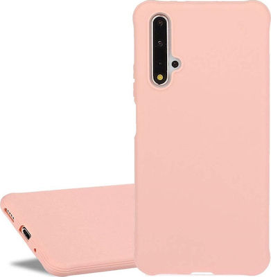 Silicone Back Cover Pink (Huawei Nova 5THonor 20)