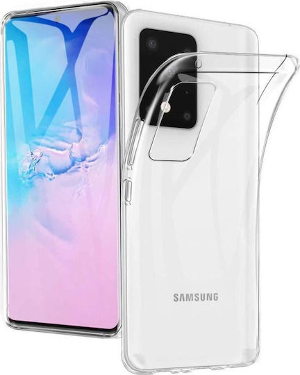 Back Cover Σιλικόνης 1.2mm Διάφανο (Galaxy S20)