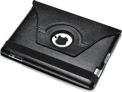 Rotating Flip Cover Synthetic Leather Rotating Black iPad 2/3/4