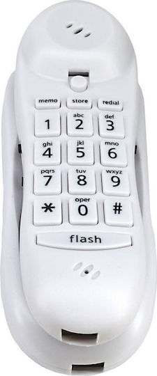 Noozy Phinea N12 Corded Phone Gondola For Elderly White