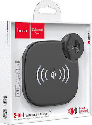 Hoco Încărcător Wireless (Qi Pad) 10W Negruς (S5 Rich Power)