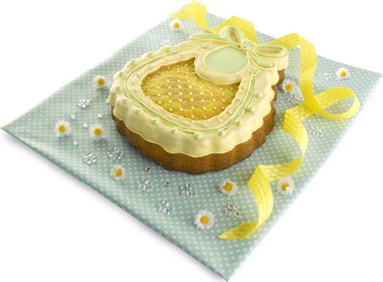Pavoni Welcome Baby FRT169 Форма за сладкарство за кексове от силикон 21.6x27.2x5бр 1бр