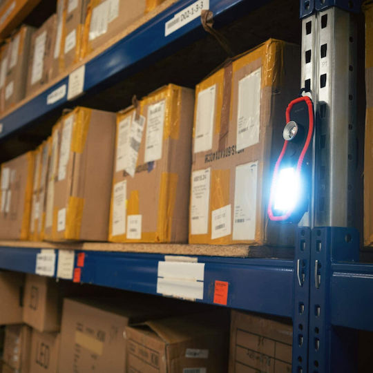 Navaris Lanternă de lucru Baterie LED IP54 Lanterne cu blițuri cu luminozitate până la 120lm 2 bucăți