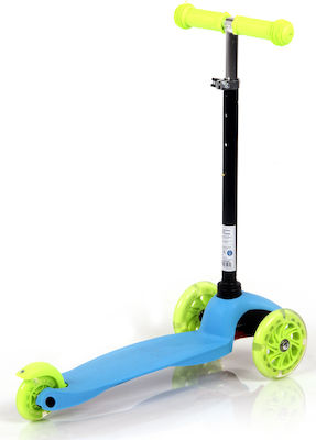 Lorelli Kids Scooter Foldable Mini 3-Wheel for 3+ Years Blue