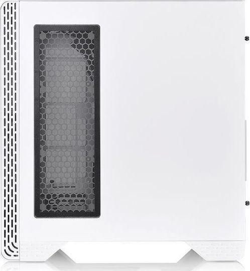 Thermaltake S300 Gaming Midi Tower Computer Case with Side Window Snow Edition