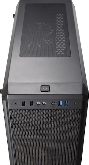 Cougar MX330-G Air Gaming Midi Tower Κουτί Υπολογιστή με Πλαϊνό Παράθυρο Μαύρο