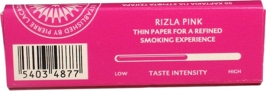 Rizla Thin Pink Листчета за свиване на цигари Стандартна 50 листове 1бр