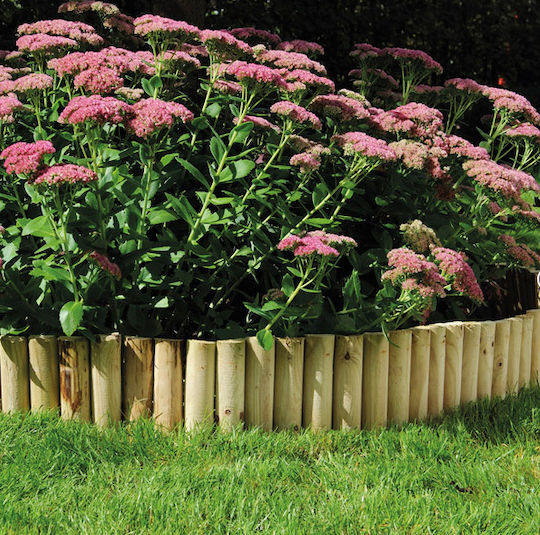 Showood Wooden Garden Hedge in Beige Colour 20cm x 1.8m