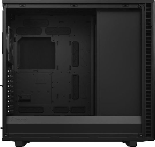 Fractal Design Define 7 XL Dark Tempered Glass Геймърско бюро Midi Tower Компютърна кутия със страничен прозорец Черен