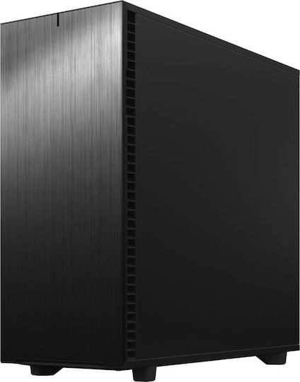 Fractal Design Define 7 XL Dark Tempered Glass Геймърско бюро Midi Tower Компютърна кутия със страничен прозорец Черен