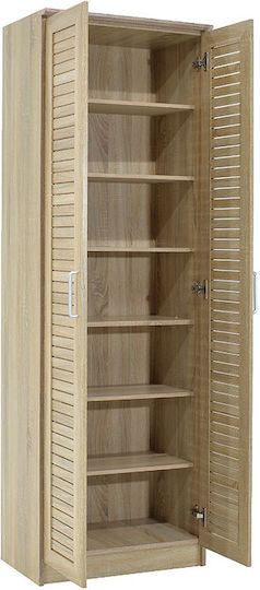 Ξύλινη Sante με 7 Ράφια Sonoma 60x37x183cm 123-000005 Ξύλινη Sante με 7 Ράφια Sonoma 60x37x183cm 123-000005