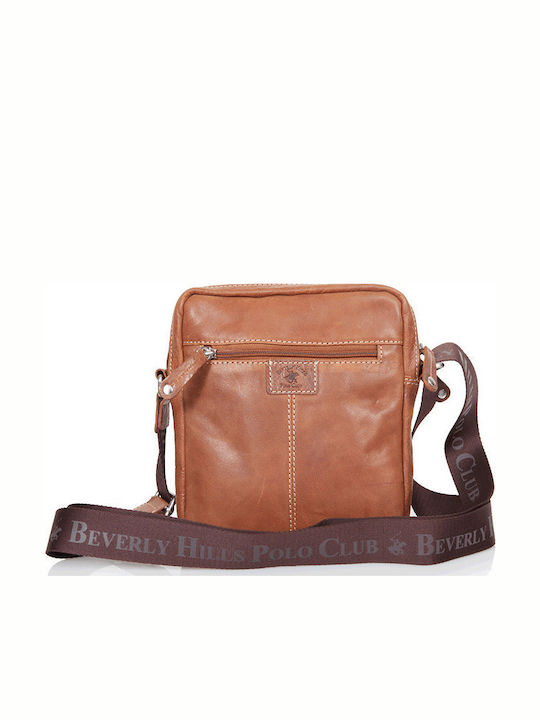 Leather Men's Bag Shoulder / Crossbody Tabac Brown