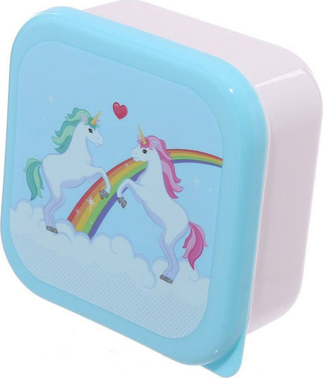 Puckator Enchanted Rainbows Unicorn Πλαστικό Παιδικό Σετ Φαγητού Μονόκεροι Πολύχρωμο