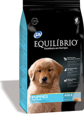 Equilibrio Puppy Large 12kg Hrană Uscată pentru Cățeluși de Rase Mari cu Pui