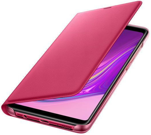 Samsung Buchen Sie Synthetisches Leder Rosa (Galaxy A9 2018)