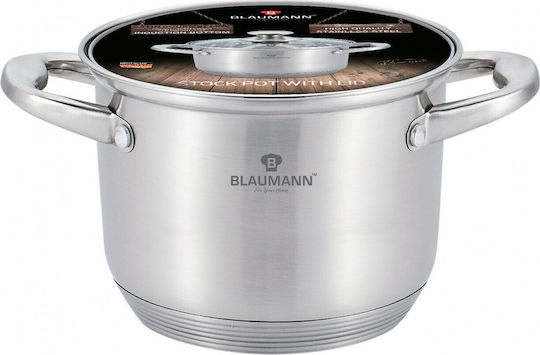 Blaumann Satin Gourmet Line Дълбока Неръждаема Тенджера 7.7лт / 24см