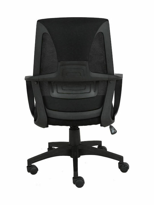 Woodwell BF2960 Καρέκλα Γραφείου με Ανάκλιση Μαύρη