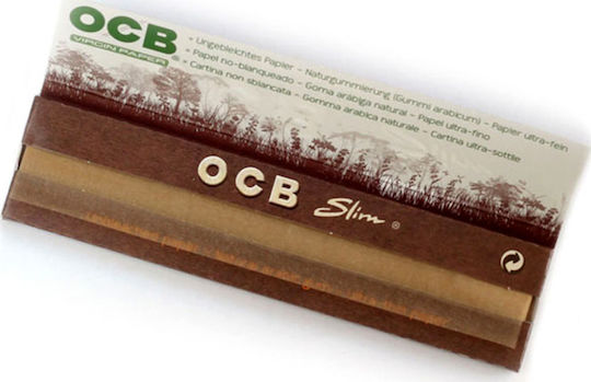 Ocb Virgin Χαρτάκια Στριφτού Τσιγάρου Slim King Size 32 φύλλα 1τμχ