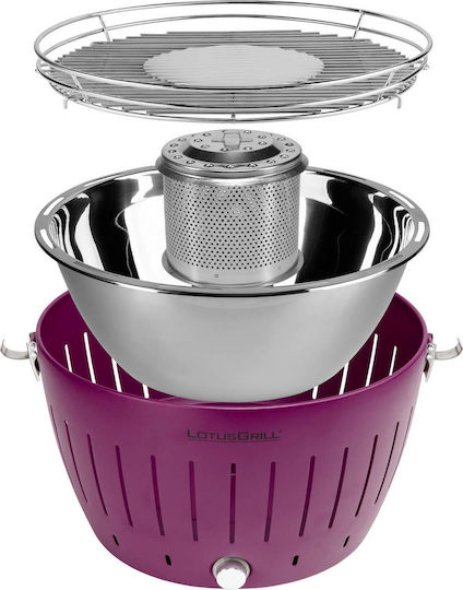 LotusGrill G34 U Φορητή Ψησταριά Κάρβουνου 32x32εκ. Lilac