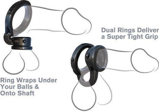 Pipedream Fantasy C-Ringz Ironman Duo-ring 3.5cm Black