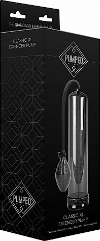 Shots Pumped Classic XL Extender Pump Τρόμπα Πέους Μαύρη
