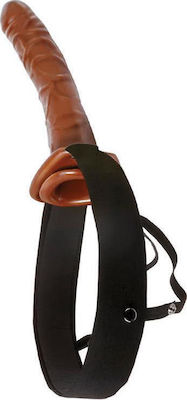 Pipedream Fetish Fantasy Series Chocolate Dream Hollow Strap-On 25cm Brown