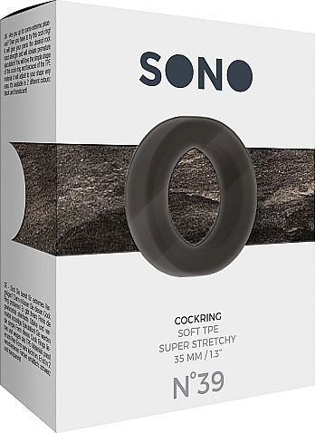 Shots Sono No.39 Cockring 3.5cm Black