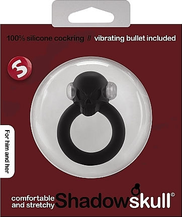 Shots S-Line Shadow Skull Cockring 2.4cm Black
