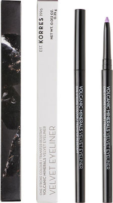 Korres Volcanic Mineral Velvet Eyeliner Long Lasting Creion de ochi 73 Sorbet de levănțică